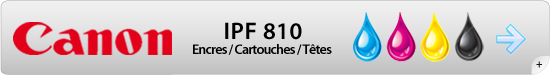 Cartouches, tête et maintenance pour IPF 810